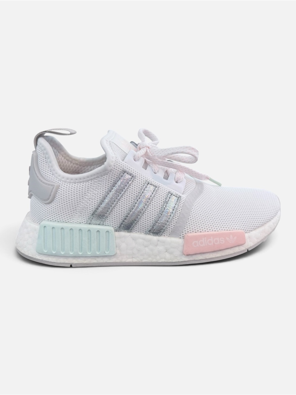 Adidas NMD R1 Grunge Pack
Iridescent Holographic Mint/Pink
